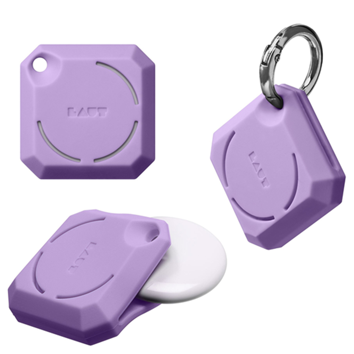 LATHGPU Huex Gems Air Tag Case Violet