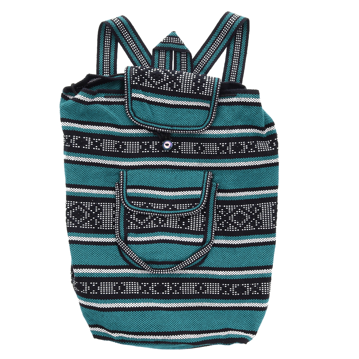 OL1015TL Aztec Large Falsa Beach Bag - Teal