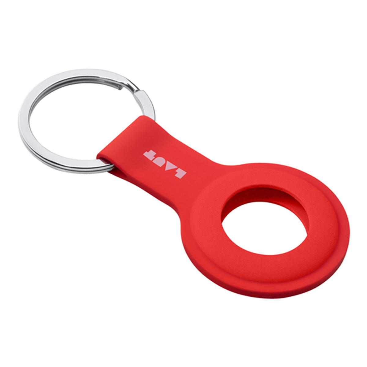 LATHTR Huex Tag Air Tag Case  Crimson