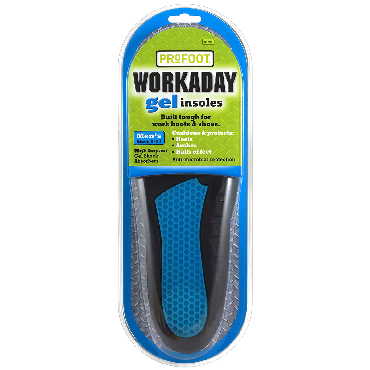 22790PF Mens Workday Gel Insoles