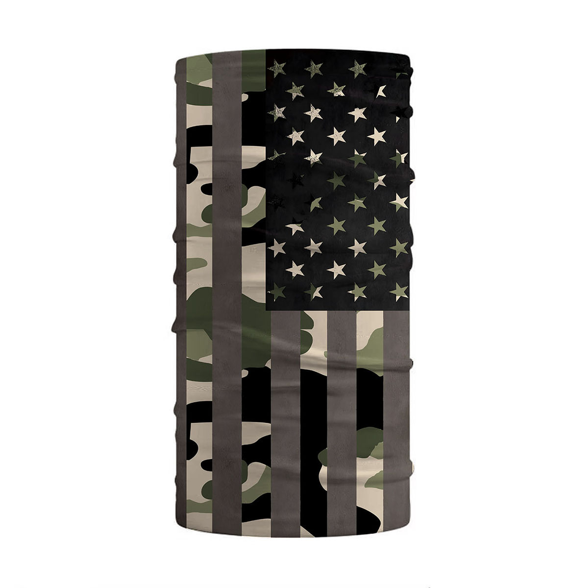 TB1060194 USA Flag Face Guard Balaclava - Face Mask Neck Gaiter UV Protector Motorcycle Ski Scarf for Men Womens - Green Camo