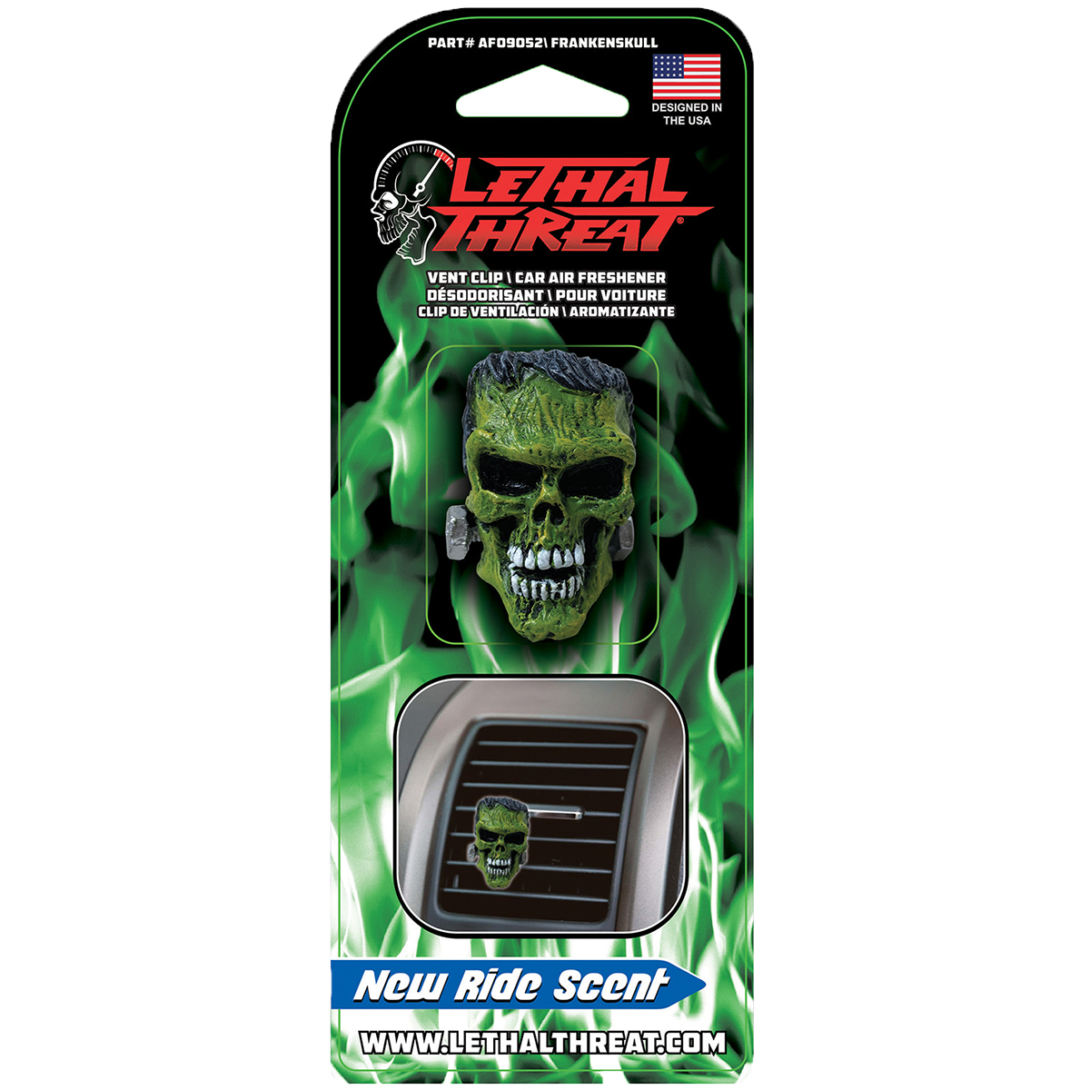 AF09052 Vent Clip 3D Frankenskull