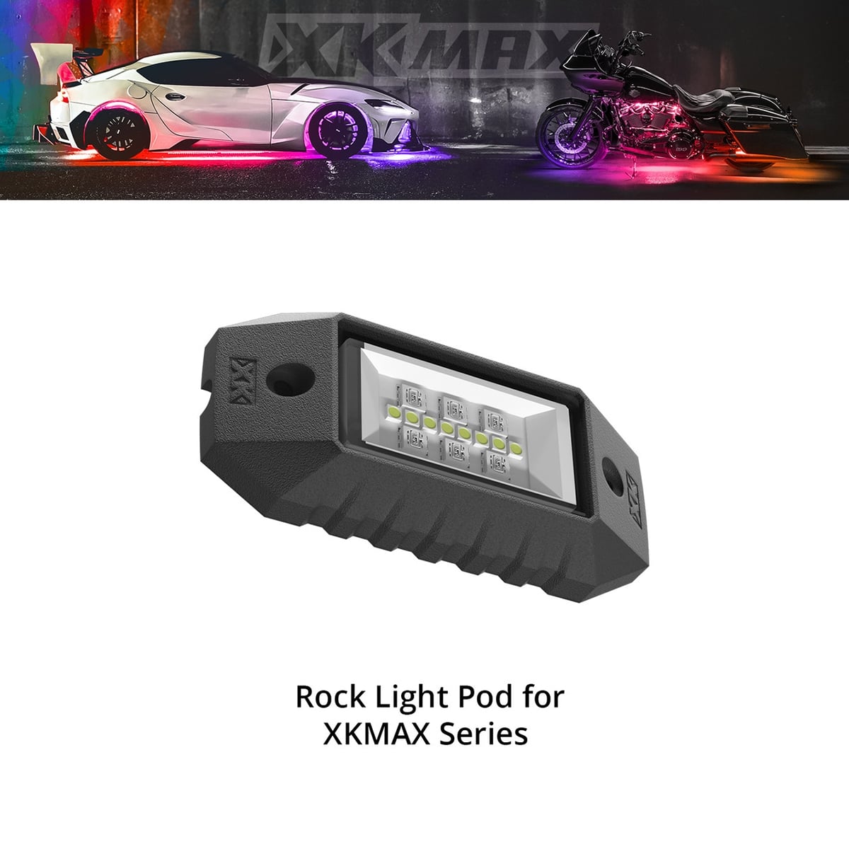 XKGLOW XKmax RGBW Addressable LED Rock Light Pod (MX-ROCK)