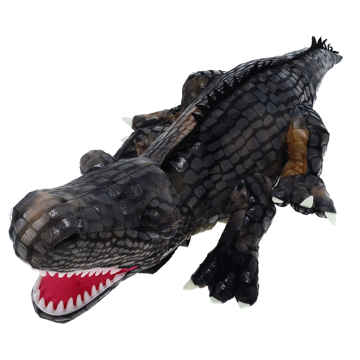 10278B  Plush Alligator Backpack 10278B Kids Stuffed Gator 20-Inch Day Pack with Hidden Pocket for Small Item Treasures Pillow Pack Toy