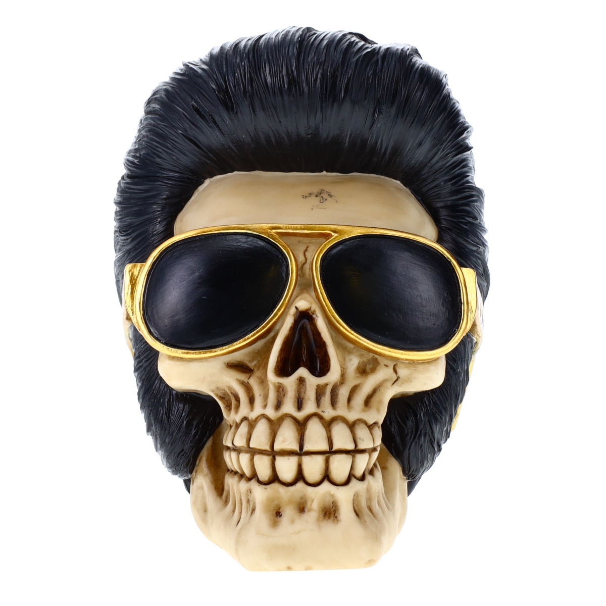 P78443  Elvis Collectible Caracas Skull Design P78443 Halloween Decoration Gothic Skeleton Head Dia de los Muertos