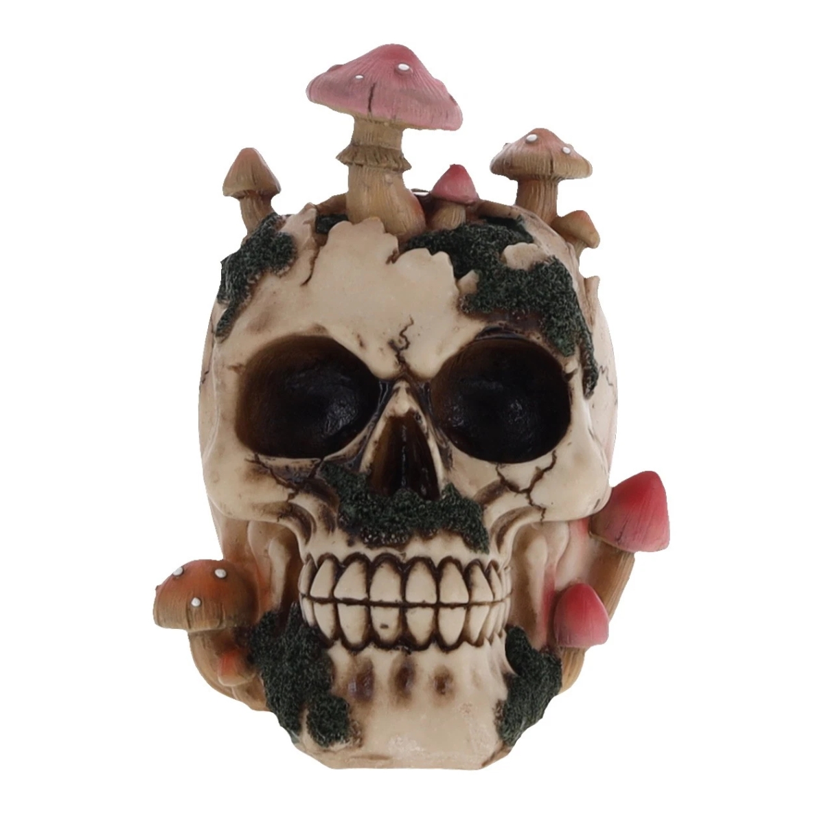 P784320 Skull with Mushroom Design