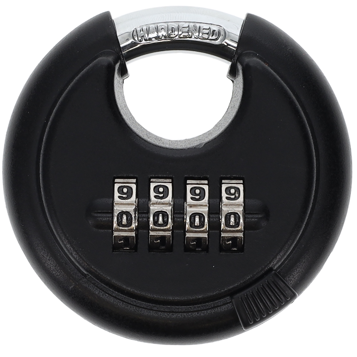 Road Pro RP25LK01 Combination Disc Padlock - Black