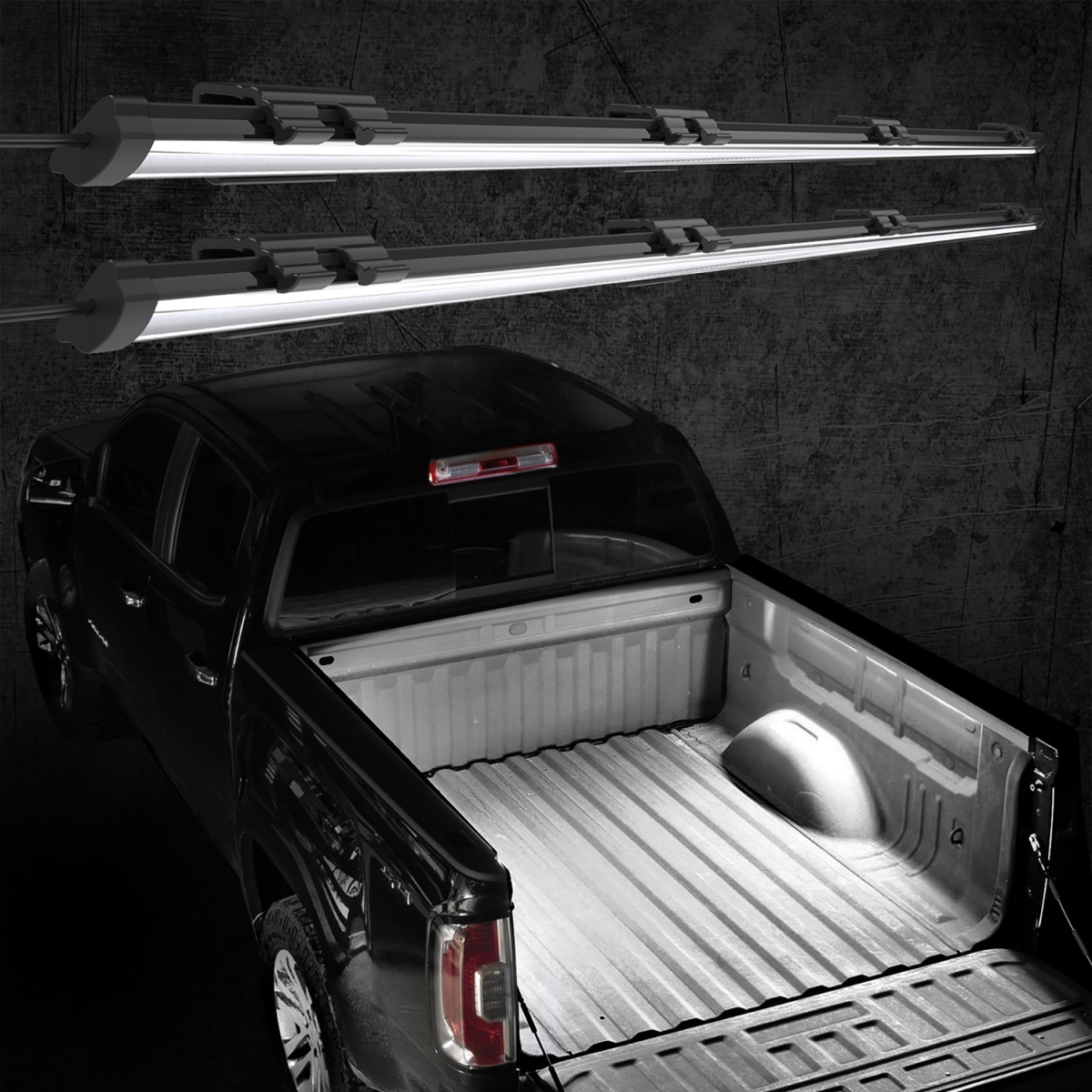 XK04103044 44 in. Universal LED Truck Bed Lighting Kit, 100 Degree Illumination, Auto-Off - 2 Piece