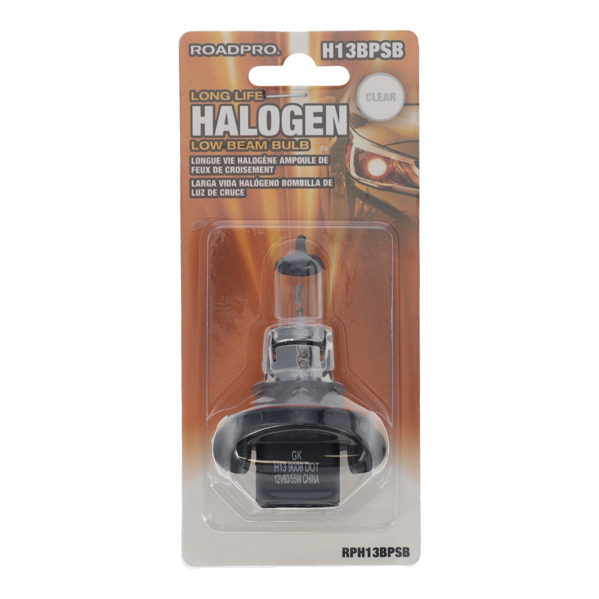 RPH13BPSB 12V Replacement Halogen Low Beam Bulb