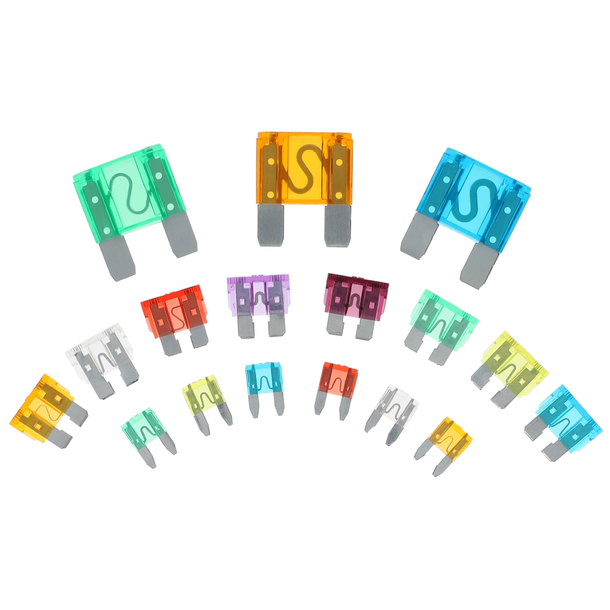 RPCF8908 ATO MINI MAXI Type Fuses Fuse Kit - 105 Piece