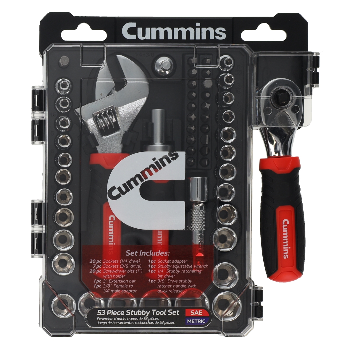 CMN35406 Stubby Tool Set - 53 Piece