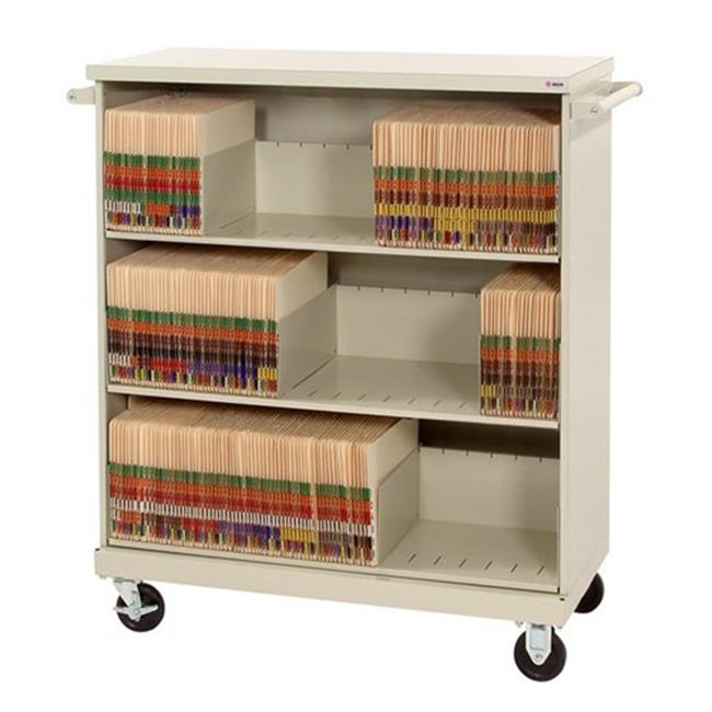 Datum Storage TCO Deluxe Transport Cart Without Locking Doors & 3 Adjustable Shelves