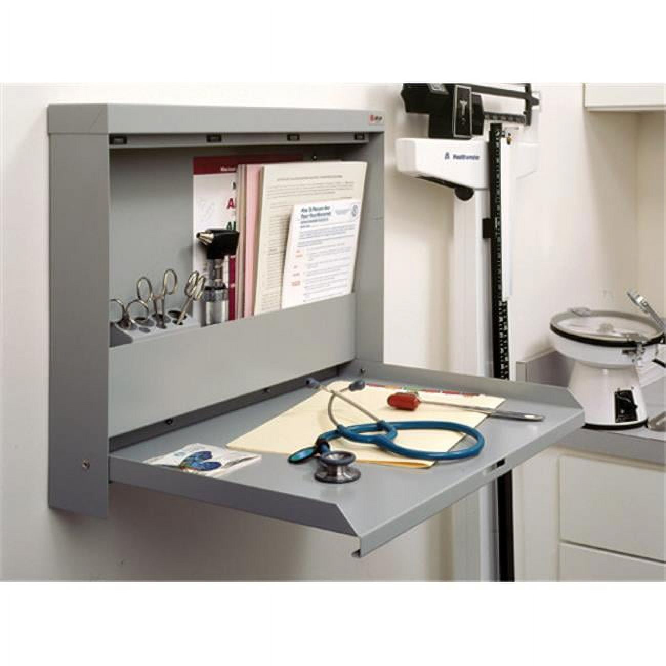 Picture of Datum Storage WW-101LP Non-Locking Wall Write Mounted Desk with Laminate Panel