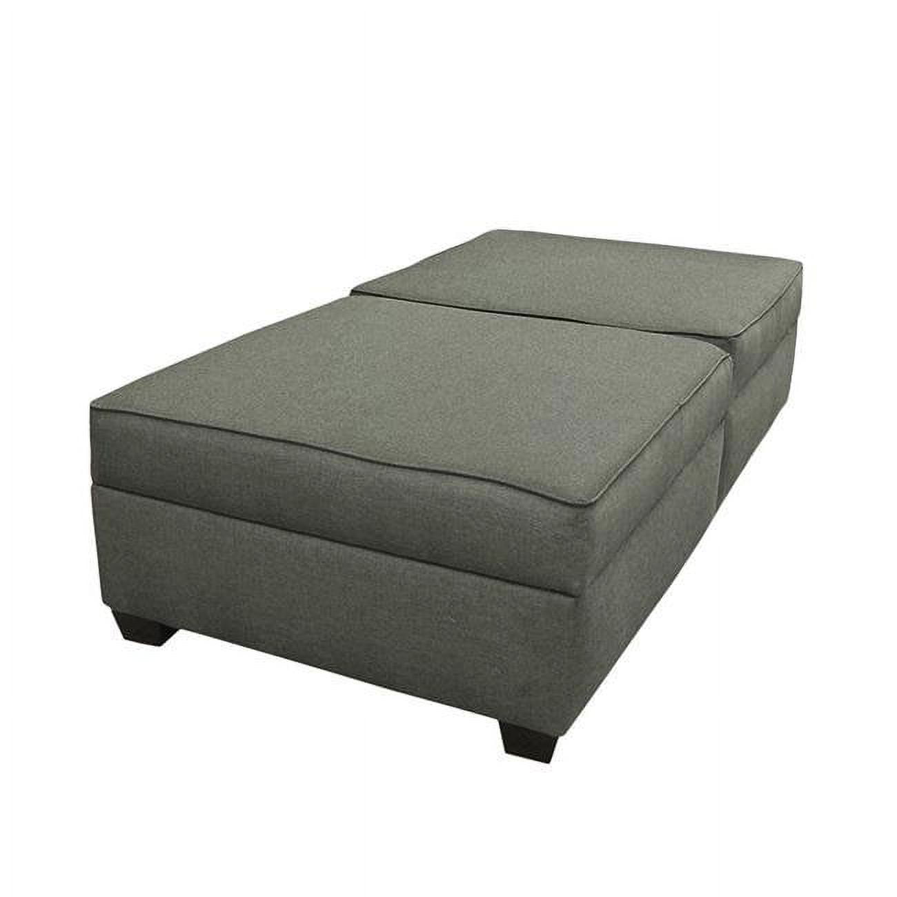 Picture of Duobed MFB30-GR 30 in. Twin Bed & Bench Storage Ottomans - Flint