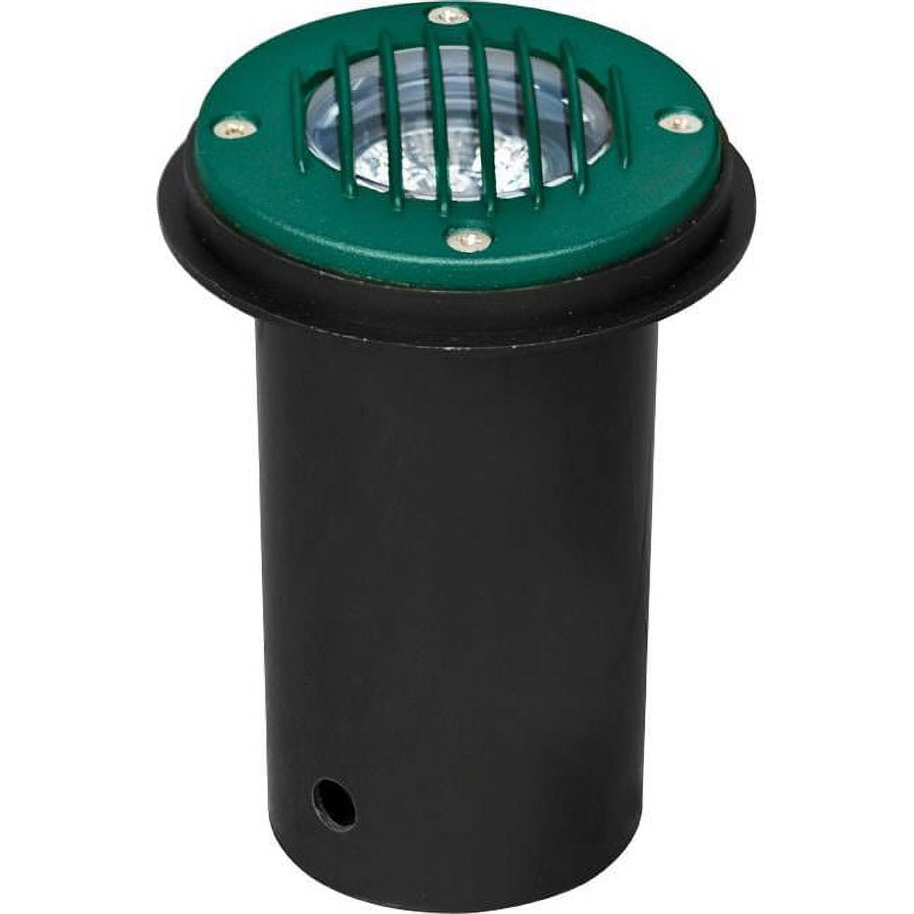 Picture of Dabmar Lighting LV300-LED3-G-SLV Wall Light Grill with PVC Sleeve 3W LED - MR16 12V&#44; Green