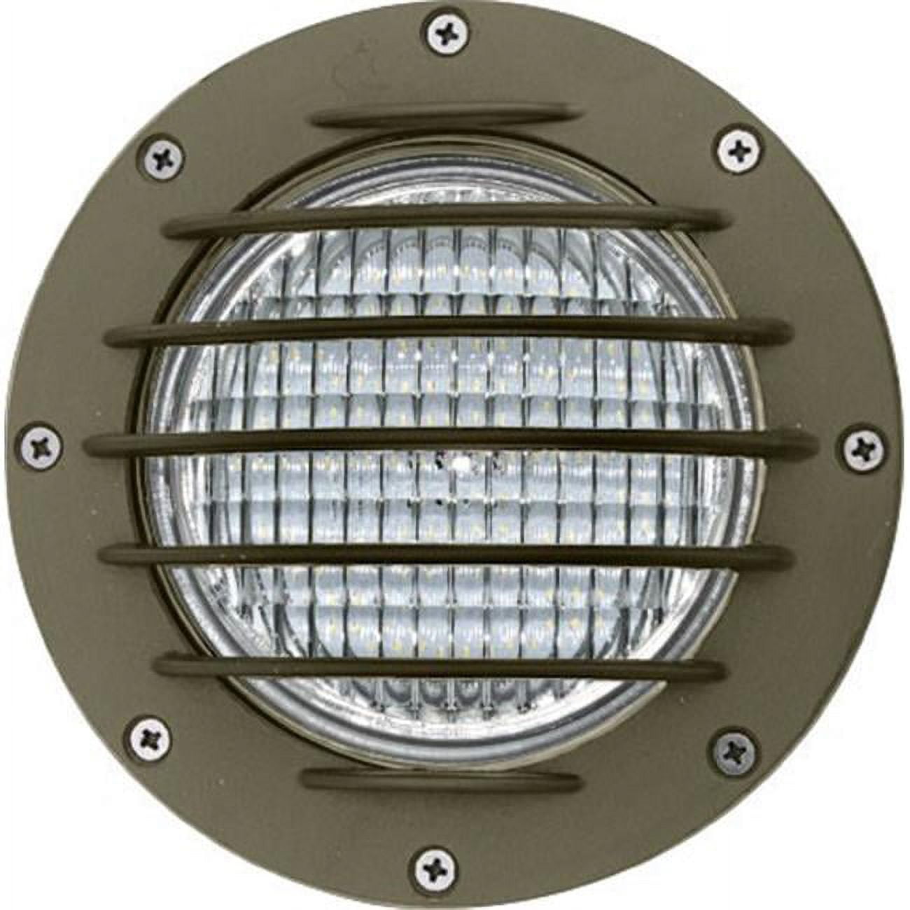 Picture of Dabmar Lighting LV305-LED4-BZ-SLV Wall Light with Grill with Sleeve 4W LED - PAR36 12V&#44; Bronze