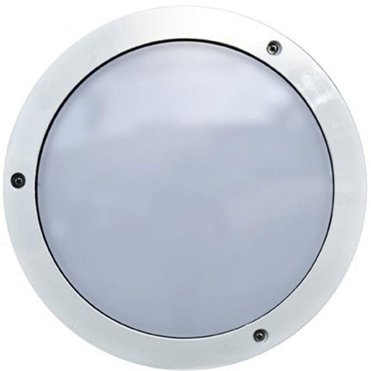Picture of Dabmar Lighting W3983-W Powder Coated Cast Aluminum Surface Mounted Wall Fixture - 26W 120V, White