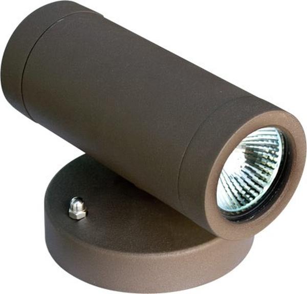 LV49-L10-27K-BZ 12V 2-Pin LED 2X 5W 27K Cast Aluminium Up Down Step Light, Bronze