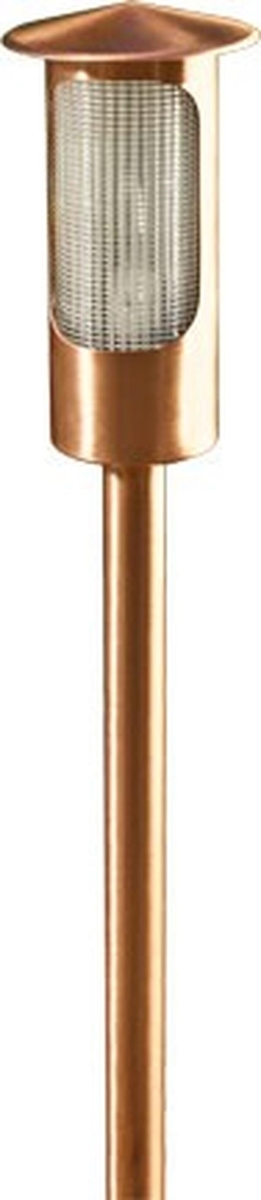 LV63-L3-64K-CP 12V G4 LED 3W 64K Copper Flat Top Mini Path Light, Copper