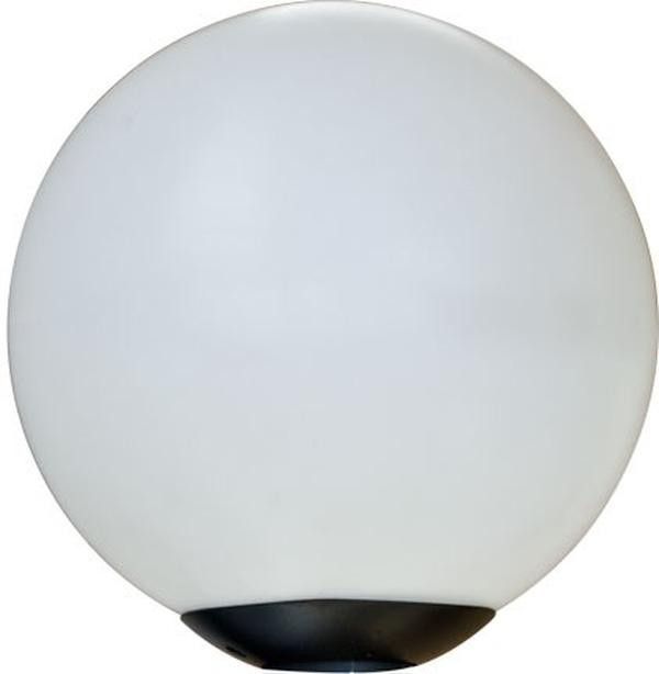 Picture of Dabmar Lighting D7000-L20-30K-B 12 in. 120V-277V G24 LED 20W 30K Cast Aluminium Globe Post Light Top Fixture&#44; Black
