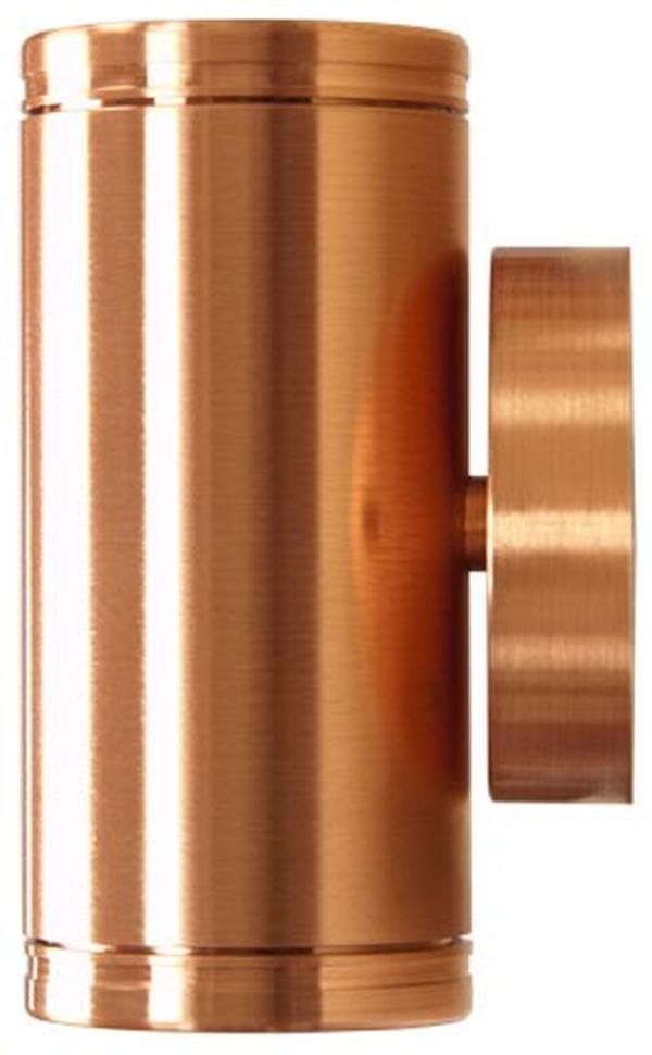 LV65-L10-27K-CP 12V 2-Pin LED 2X 5W 27K Copper Up Down Step Light, Copper