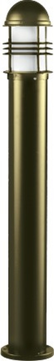 D3200-L6-30K-BZ 120V E26 LED 6W 30K Powder Coated Cast Aluminium Open Cage Bollard Light, Bronze