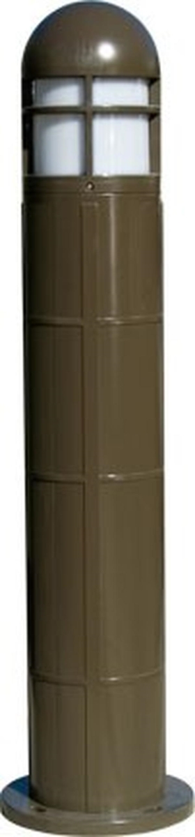Picture of Dabmar Lighting D140-L20-50K-BZ 120V-277V G24 LED 20W 50K Fiberglass Open Cage Bollard Light&#44; Bronze