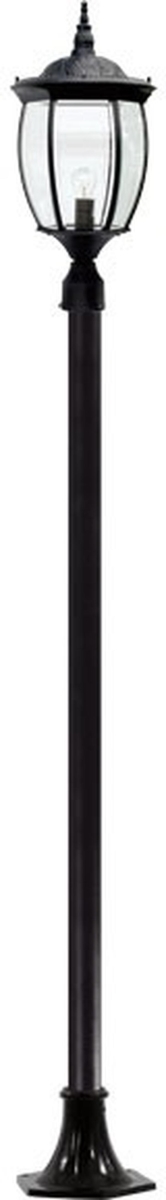 Picture of Dabmar Lighting GM1021-L9-27K-B 120V GU24 LED 9W 27K Cast Aluminium 1 Post Top Light Fixture Pole Plus Base&#44; Black