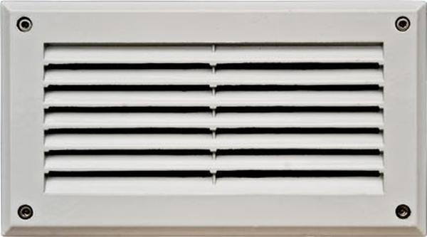 Picture of Dabmar Lighting DSL1000-L12-30K-W 120V-277V G24 LED 12W 30K Cast Aluminium Louvred Step Light&#44; White
