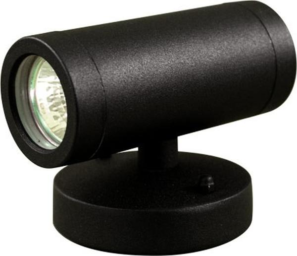 LV49-L10-27K-B 12V 2-Pin LED 2X 5W 27K Cast Aluminium Up Down Step Light, Black
