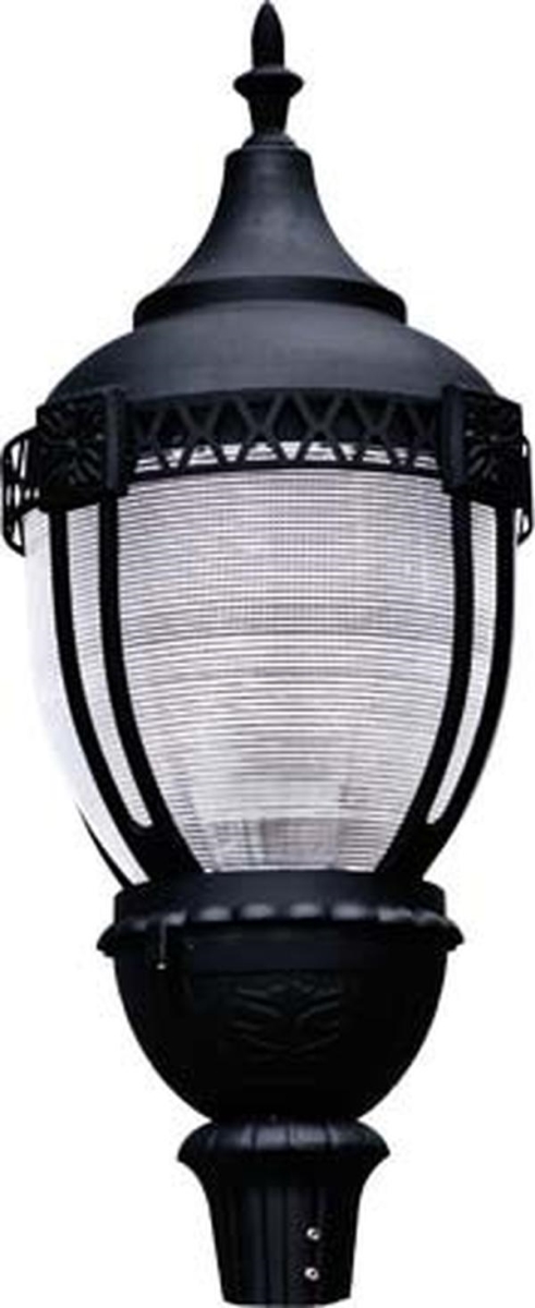 GM910-L54-40K-B 120V-277V E39 LED 54W 40K Cast Aluminium Post Light Top Fixture, Black