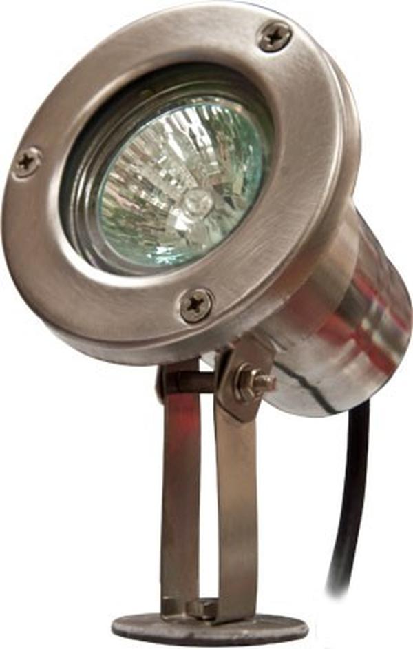 LV10-L7-65K-SS304 12V 2-Pin LED 7W 65K 304 Stainless Steel Spot Light