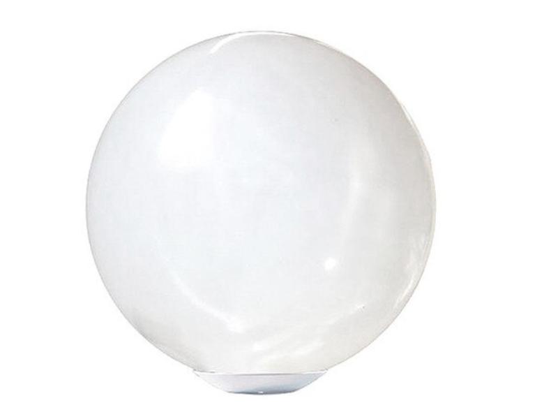 Picture of Dabmar Lighting D7018-L18-65K-W 18 in. 120V-277V E26 LED 18W 65K Cast Aluminium Globe Post Light Top Fixture&#44; White