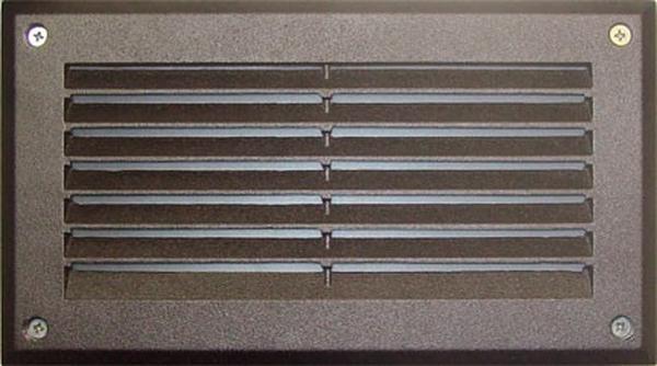 Picture of Dabmar Lighting DSL1000-L6-RGBW-BZ 120V E26 LED 6W RGBW Cast Aluminium Louvred Step Light&#44; Bronze