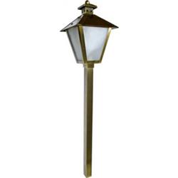 12V JC Post Lantern Path Light - Antique Brass