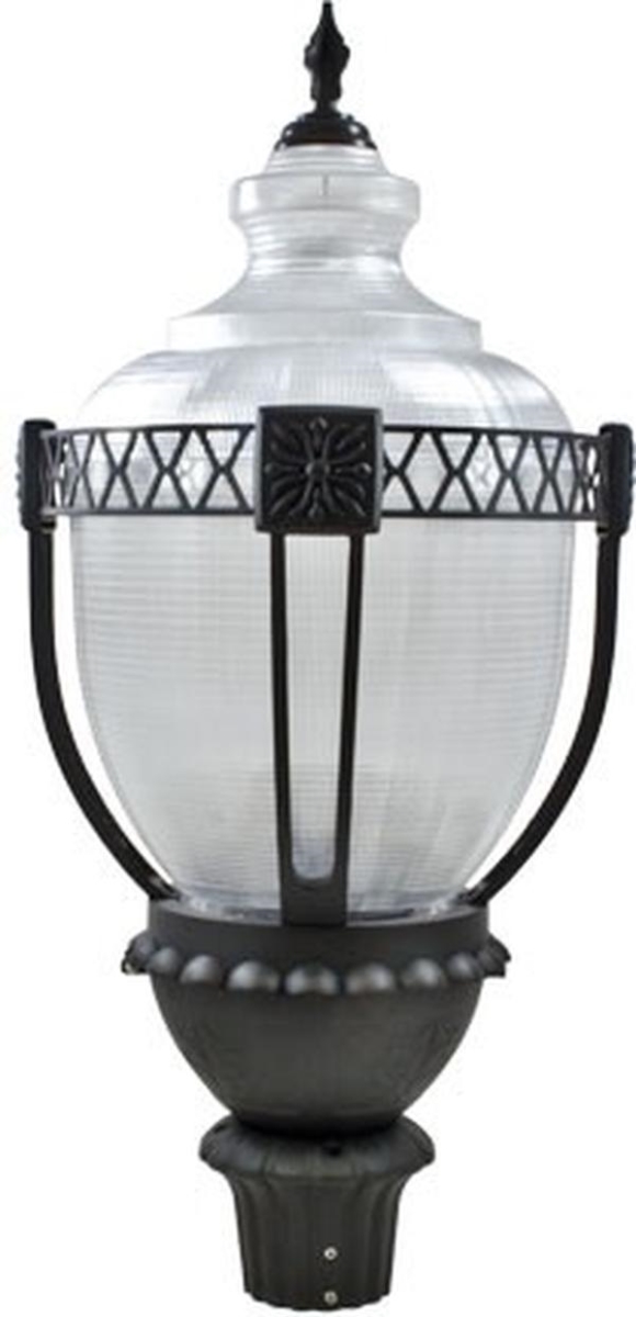GM660-B 120V E39 Cast Aluminium Post Light Top Fixture, Black