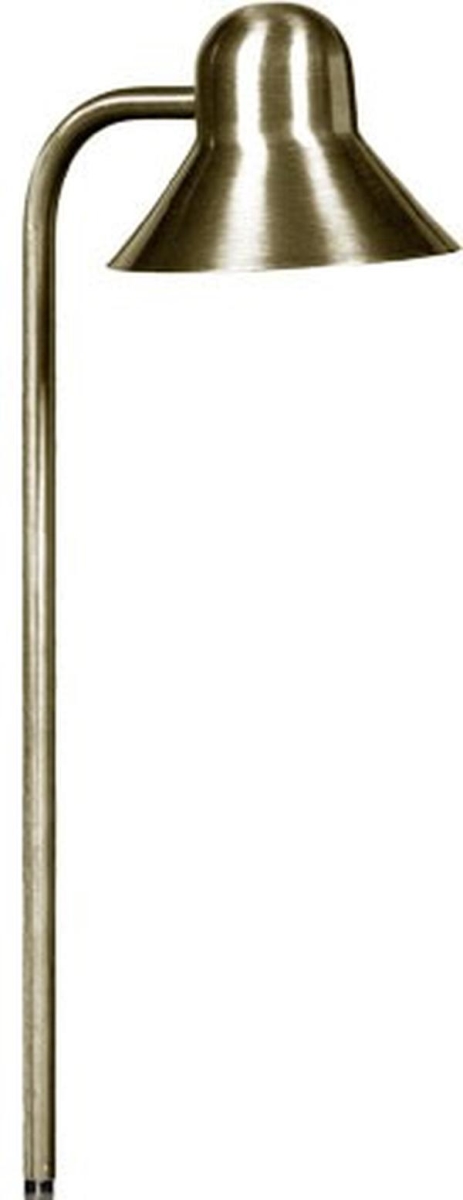 LV217-L3-AMB-ABS 12V G4 LED 3W Amber Cast Brass Open Lamp Path Light, Antique Brass