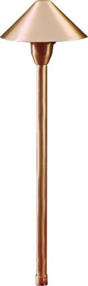 LV41-L3-30K-CP 12V G4 LED 3W 30K Cast Brass Cone Path Light, Copper