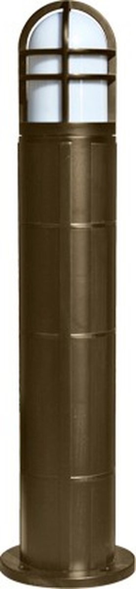 Picture of Dabmar Lighting D110-L6-60K-BZ 120V E26 LED 6W 60K Fiberglass Open Cage Bollard Light&#44; Bronze