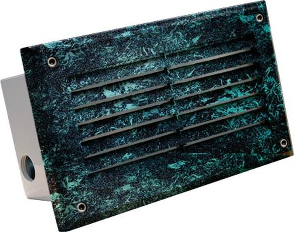 Picture of Dabmar Lighting DSL1000-L12-50K-VG 120V-277V G24 LED 12W 50K Cast Aluminium Louvred Step Light&#44; Verde Green