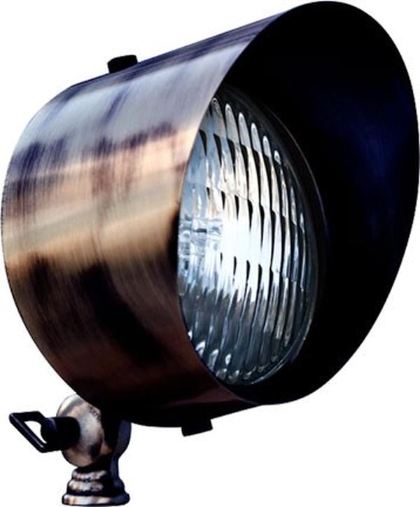 LV30-L9-RGBW-ABZ 12V Screw LED 9W RGBW Solid Brass Directional Flood Light with Hood, Antique Bronze