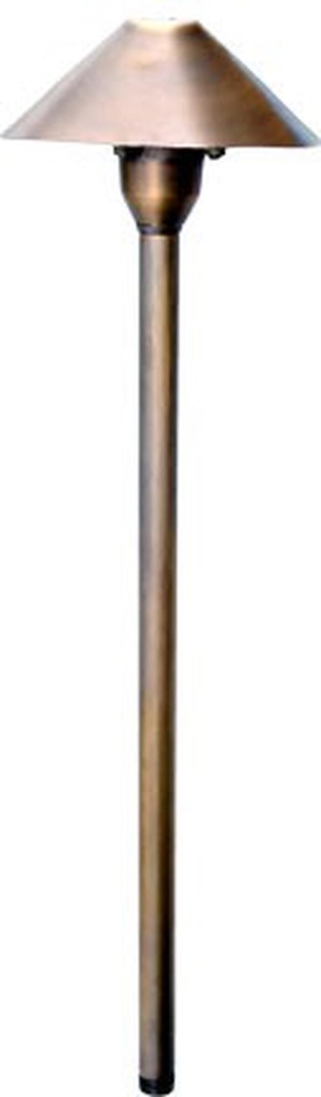 LV41-L3-30K-ABS 12V G4 LED 3W 30K Cast Brass Cone Path Light, Antique Brass