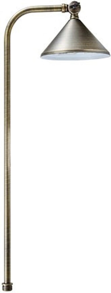 LV34-L3-30K-WBS 12V G4 LED 3W 30K Cast Brass Adjustable Path Light, Weathered Brass