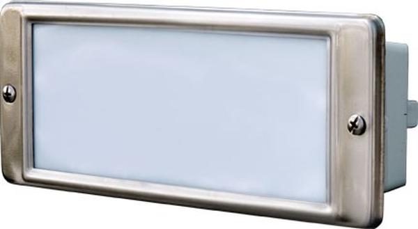 LV602-L6-30K-SS304 12V G4 LED 2X 3W 30K Cast Aluminium & 304 Stainless Steel Open Face Step Light