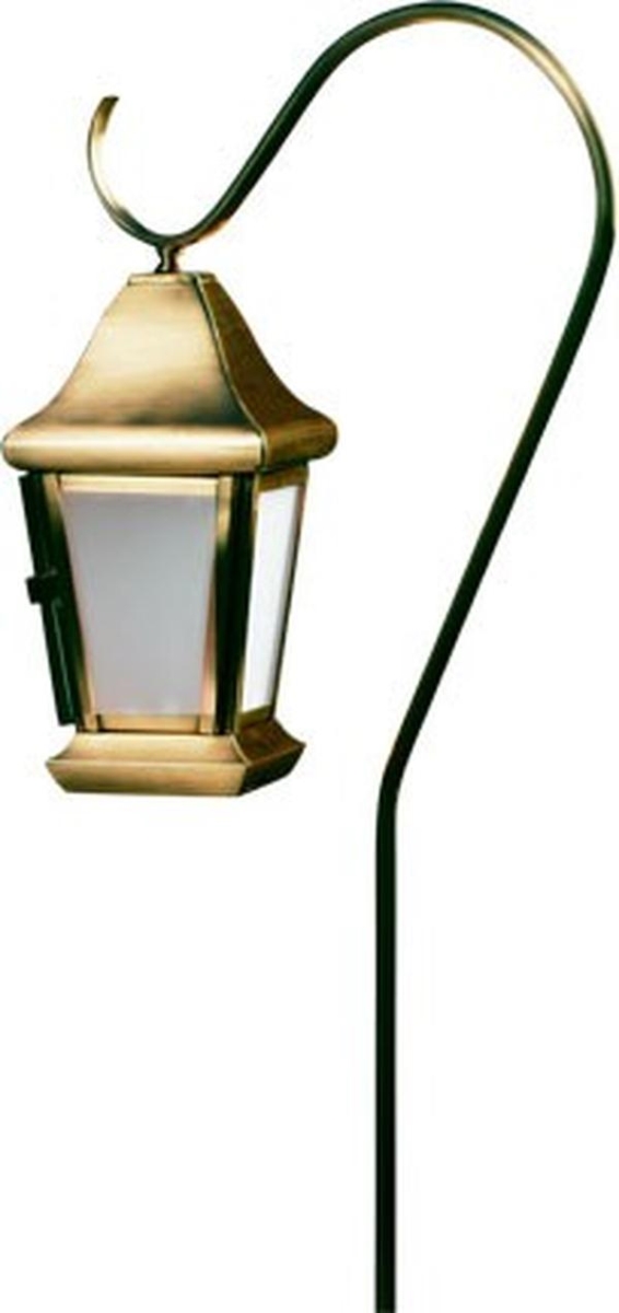 LV81-L3-64K-ABS 12V G4 3W 64K Cast Brass Hanging Lantern Path Light, Antique Brass