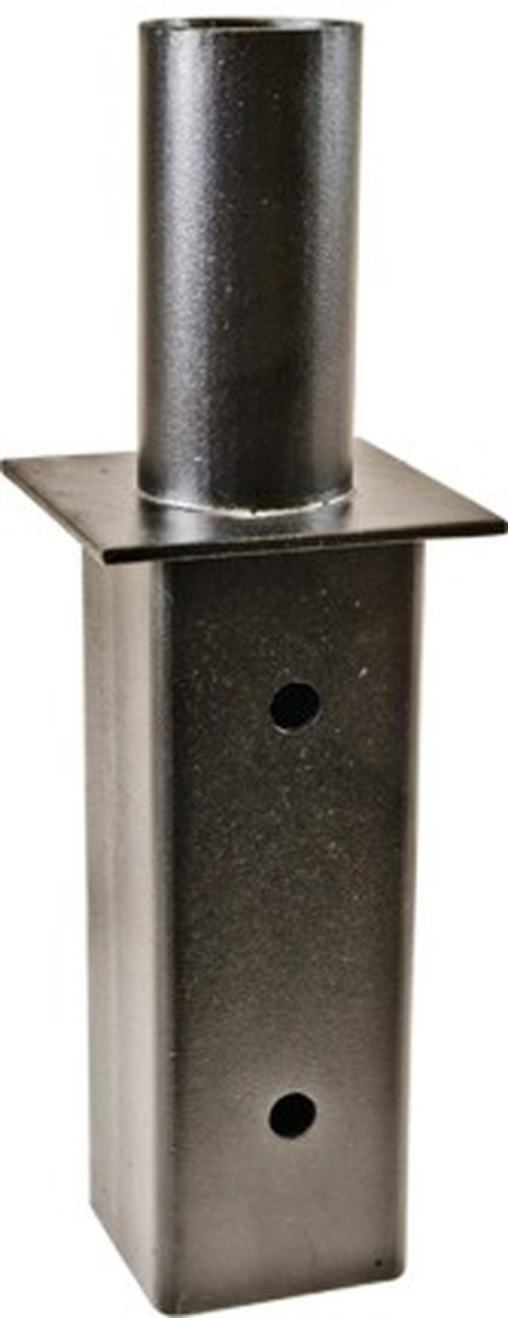 P-BRK-ST7525-B-3 Steel Internal Square Pole Adapter for 20 ft. Pole, Black