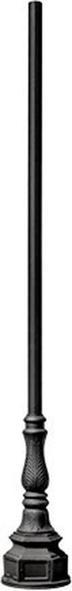 Picture of Dabmar Lighting PT-10-BS02-B 10 ft. Cast Aluminium Fluted Pole Plus Decorative Base&#44; Black