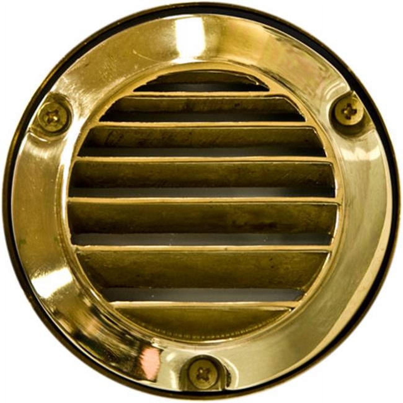 Picture of Dabmar Lighting LV610 Brass Surface Mount Brick, Step, Wall & Deck Light, Brass - 3.89 x 3.89 x 1.74 in.