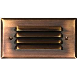 Picture of Dabmar Lighting LV613-ABS Brass Recessed Brick, Step & Wall Light, Antique Brass - 3 x 5.63 x 2.88 in.