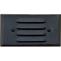 Picture of Dabmar Lighting LV613-B Brass Recessed Brick, Step & Wall Light, Black - 3 x 5.63 x 2.88 in.